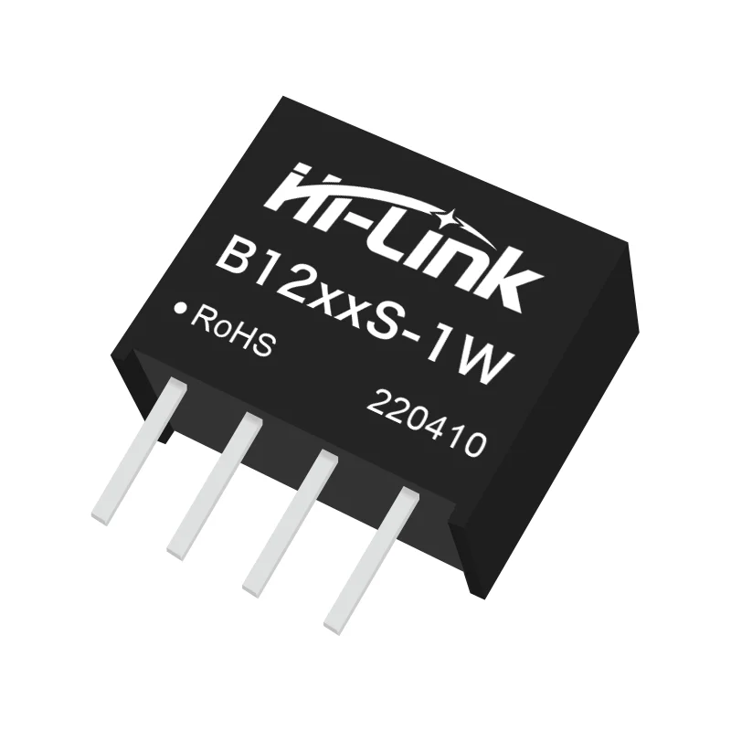 Hi-Link B12_S-1WR3 1W 3.3V/5V/9V/12V/15V/24V DC-DC Power Converter Module 1500V 10.8-13.2V