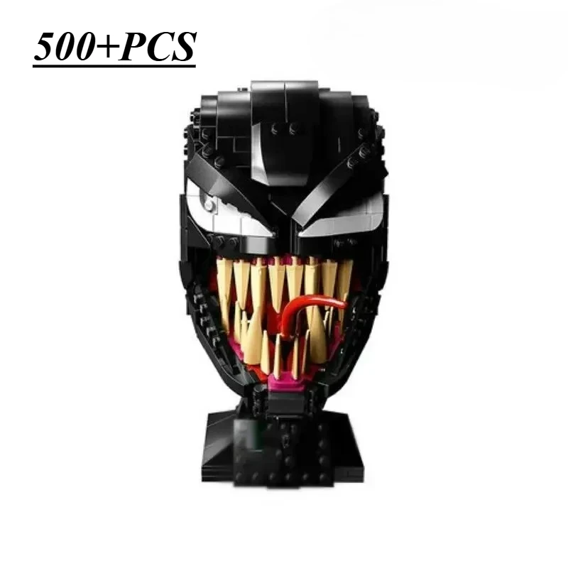 Jouets chauds Marvel super-héros MOC Venom casque blocs de construction briques compatibles 76187 76199 Collection modèle Carnage enfants cadeaux