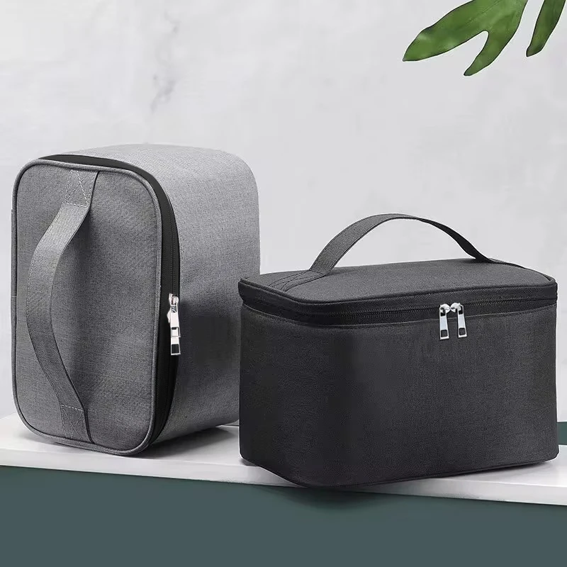 1pc Business Trip Men\'s Toiletry Bag Double Layer Large Capacity Cosmetic Bag Oxford Cloth Storage Bag Portable Handbag