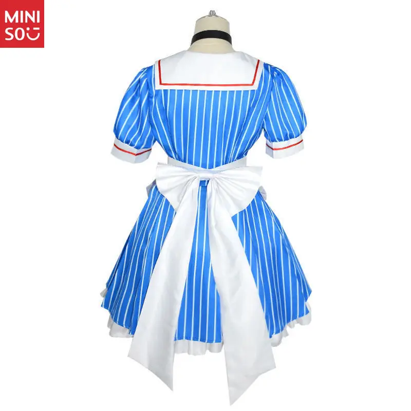 Miniso Hatsune Miku Disfraz de cosplay Conjunto de 6 piezas, traje de anime completo con diseño temático de hipnotizador