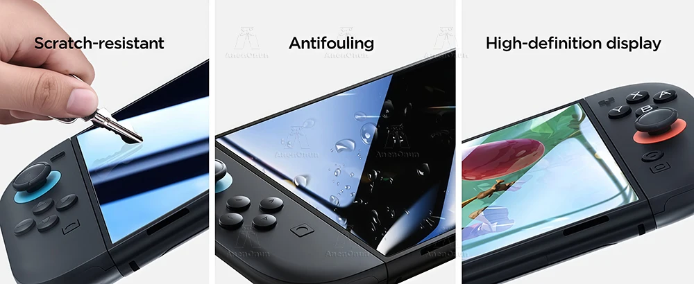 Ultra HD Panzerglas für Switch 2 mit Bildschirmschutz-Ausrichtungsrahmen Bruchsicher Kratzfest 2,5D Gebogene Kante Blasenfrei – Detail 4