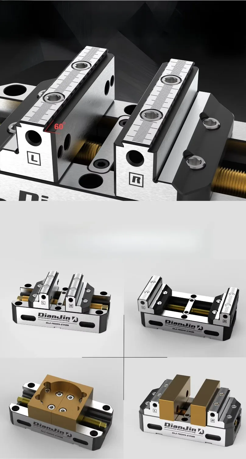 

Four- and Five-axis Clamps, Self-centering Vise, Concentric Vise