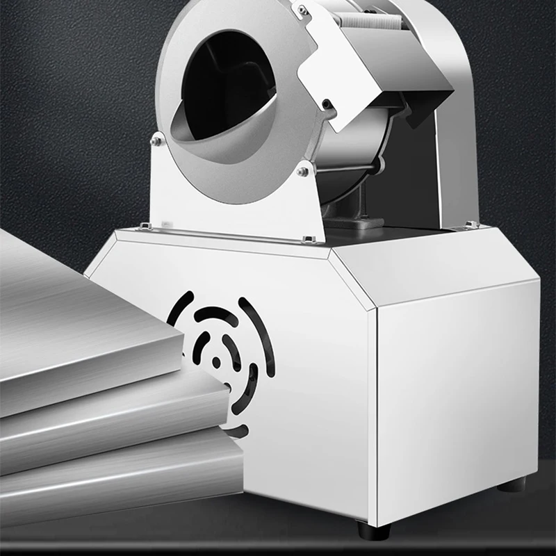 Cortador de verduras eléctrico de 200W, cortador de alambre, rebanador automático comercial, trituradora de patatas y rábanos multifuncional