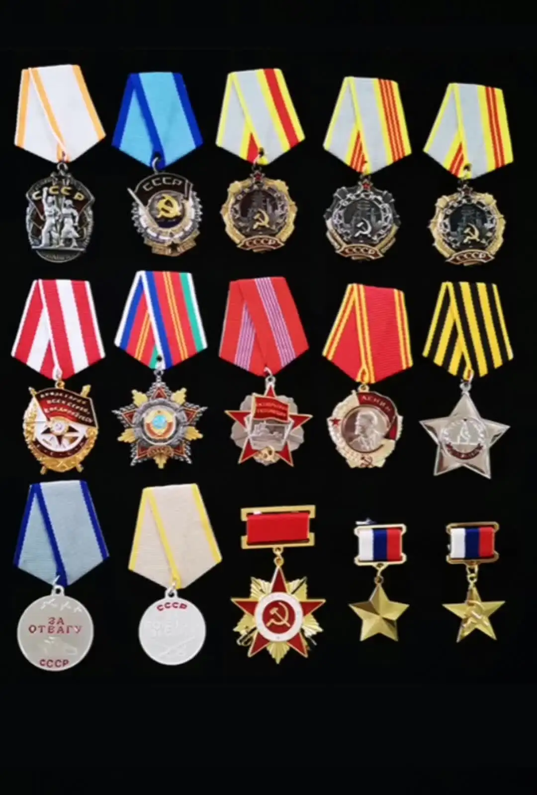 Soviet Union Victory Medal CCCP USSR Russian Metal Badge Emblem
