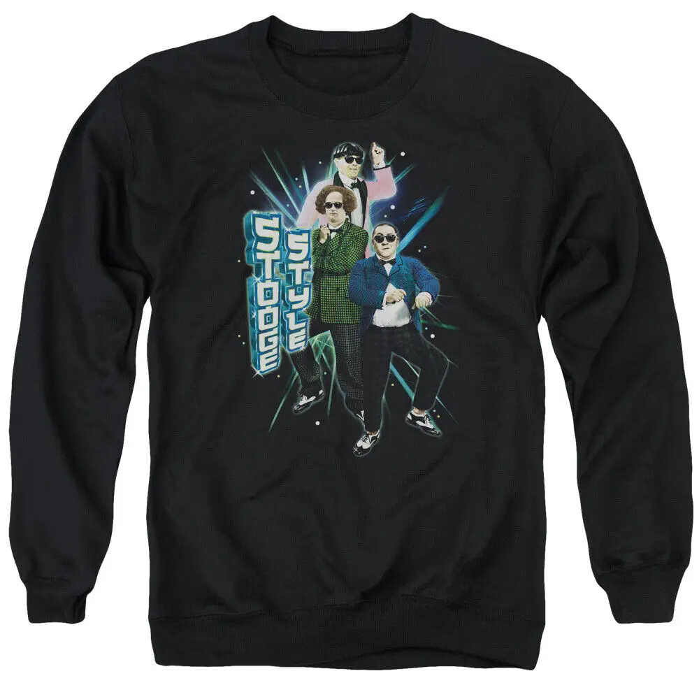 

Three Stooges Sweatshirt Stooge Style Black Pullover