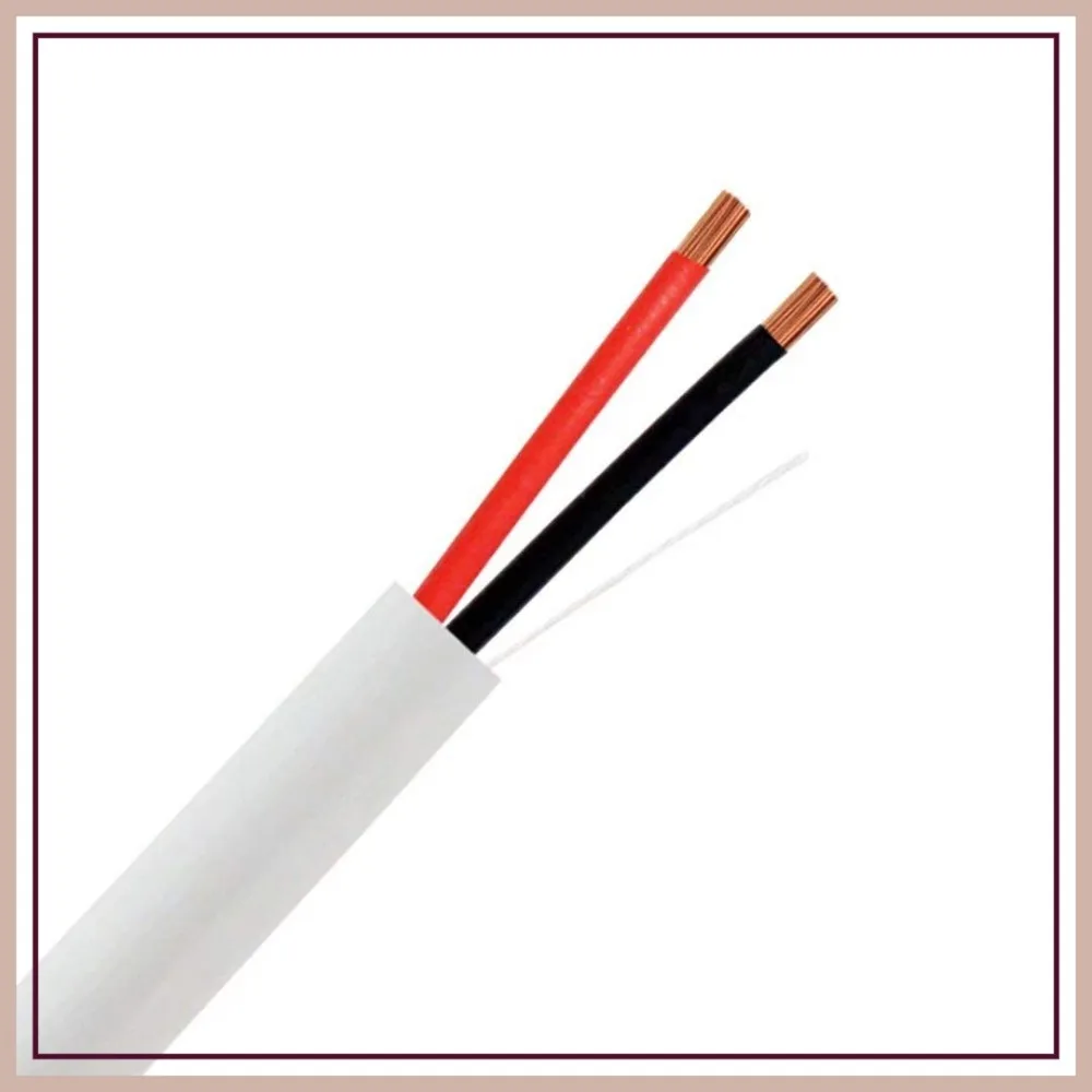 

12AWG 2 Conductor Speaker Wire 200ft White 99.9% Oxygen Free Copper CL3 Indoor