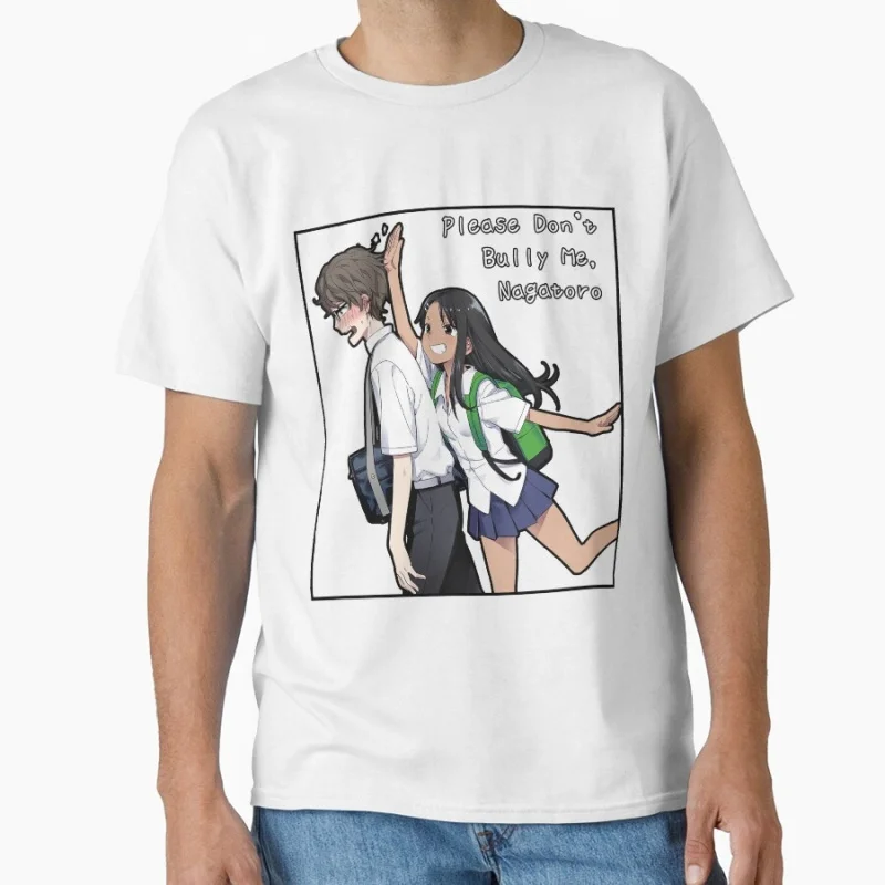

1030 Dont Toy With Me Nagatoro Hayase Gift for Anime lover 100% cotton Y2K clothes O -Neck Short Sleeve Graphic T-Shirt S-6XL