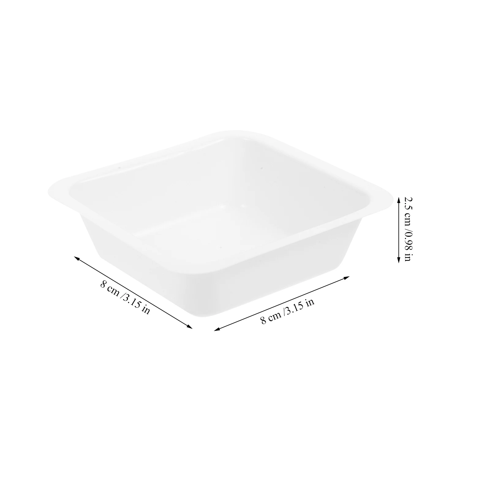 

20Pcs Weighing Boats Plastic Anti-Static Durable Food Safe Weighing Dishes for Laboratory Accurate Measuring Mixing Liquids