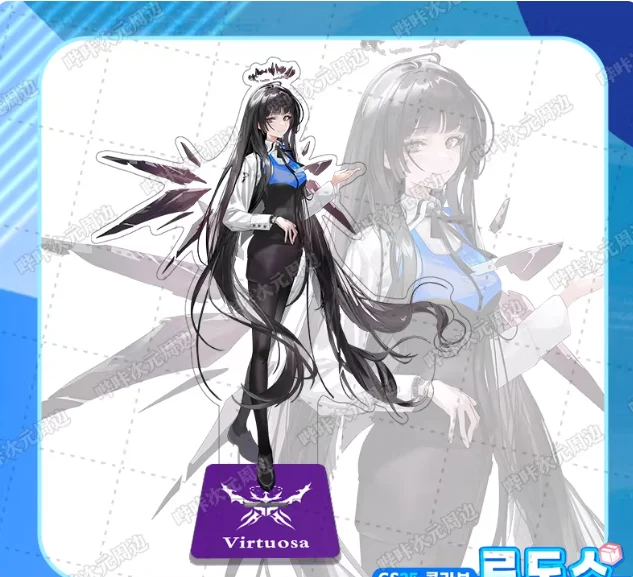 Japanese Anime Arknights Amiya Exusiai Sexy Acrylic Stand Figure Model Plate Cosplay Collection Desktop Decor Gifts BKCY
