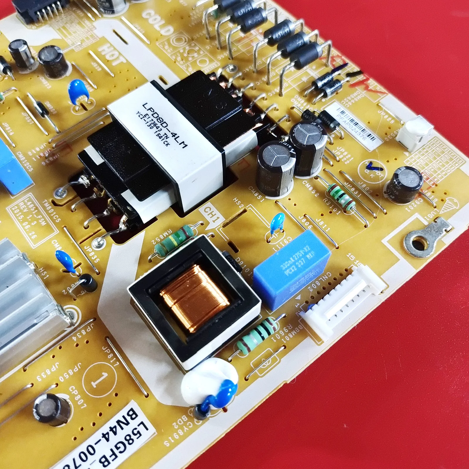 Imagem -03 - Substituto para Power Board Bom Teste de Trabalho Bn4400787a L58gfb Esm Ua58j50swajxxz Ua58h5288aj 100 Novo