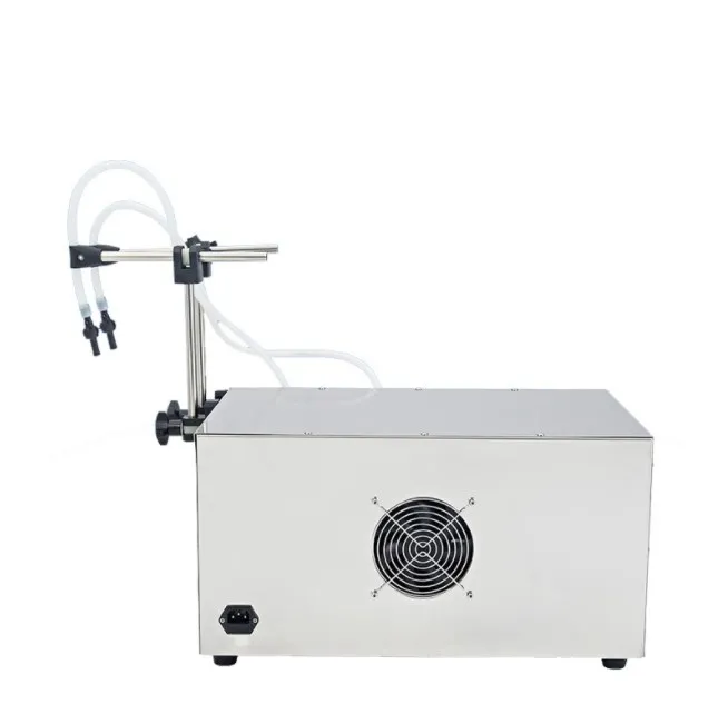 

Double Head Peristaltic Pump Filling Machine High Rate Juice Milk Plastic Bottle Desktop Filler