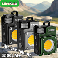2pcs LiitoKala Multifunctional 3500LM Mini Camping Light for Car Repair, Outdoor Work, Home Emergency, Camping Lighting