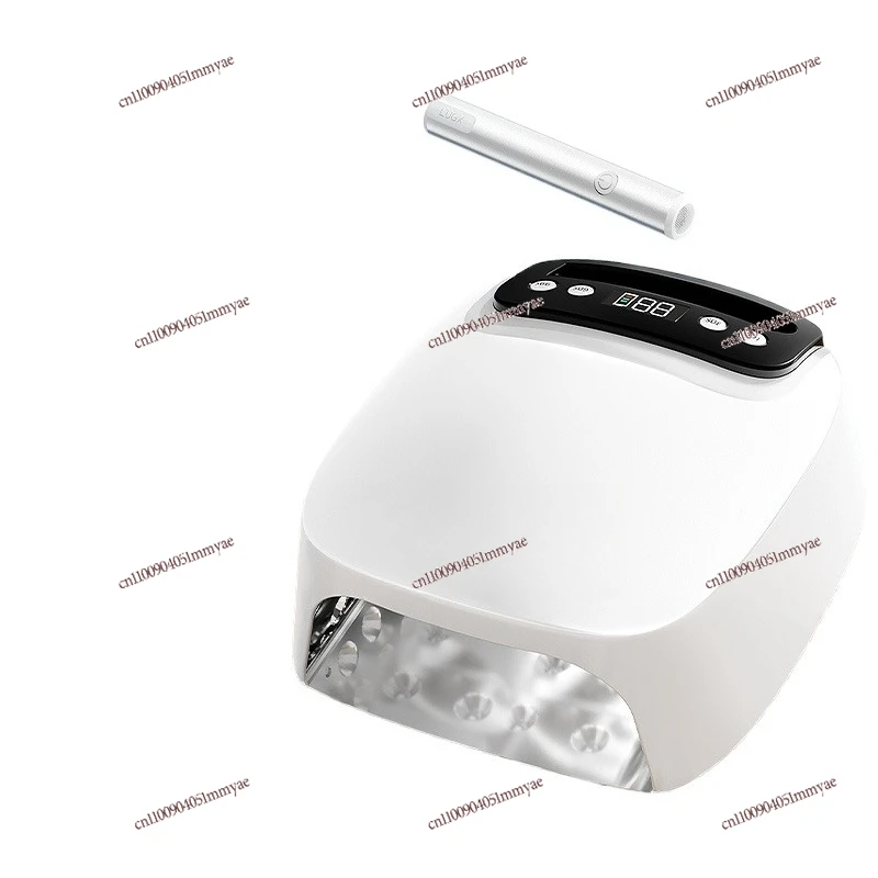 

Electricity storage model Magnetic hand-held one-word lamp Nail art lamp Integrated quick-drying baking lamp Nail salon special