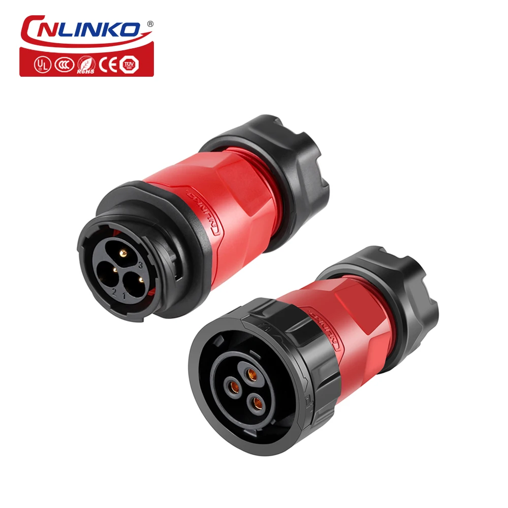 

CNLINKO M20 Waterproof Docking Connector 2pin 3pin 4pin 5pin 7pin 9pin 12pin 14pin Power Cable Connector Safety Upgrade Version