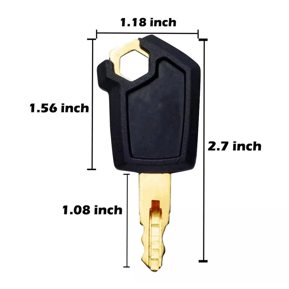 7PCS 5P8500 5P-8500 For Excavator Key 305.5 306 312 320d 330 336 345 New Start Hook Lock Key Excavator