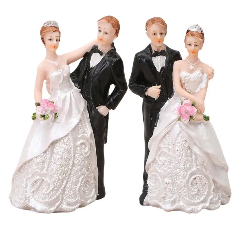 Couple Statue Bride And Groom Home Decor Statue Resin Couple Decor To Remember Beautiful Moment Desktop Ornament For Living Room