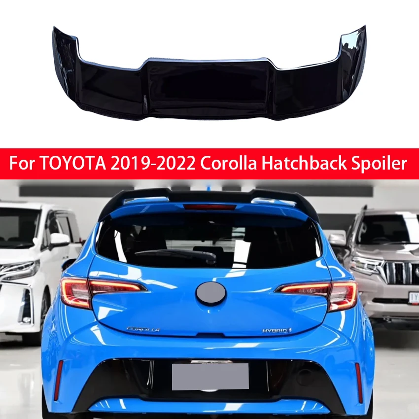 

For Toyota Corolla Hatchback Rear Middle Spoiler Rear Roof Spoiler ABS Plastic Primer Color Trunk Wing Car Styling 2019-2022