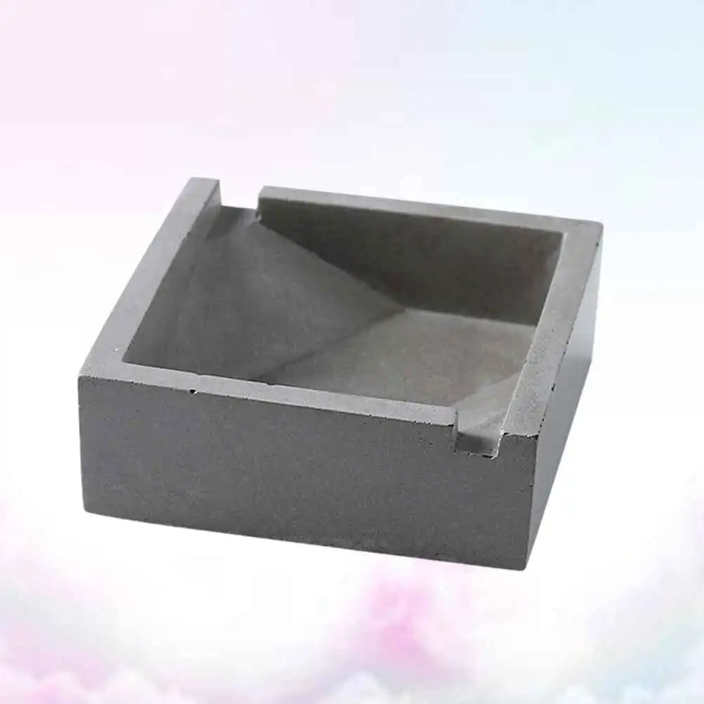 

Ashtray Cement Jar Desktop Decoration Simple Creative Grey Home Ornament Container