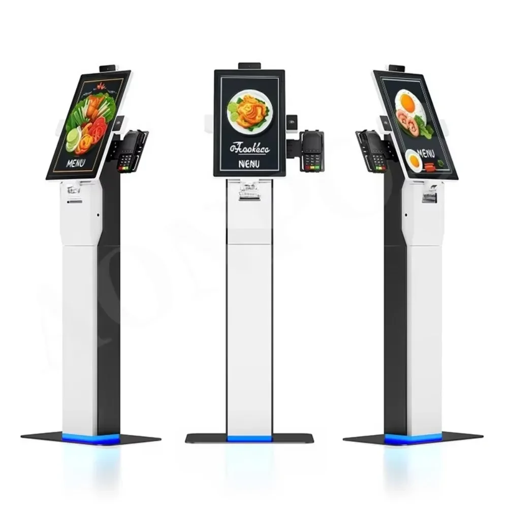 

Integrated touch screen payment kiosk 15.6/18 5/21.5/23.8 inch kiosk touch screen capacitive floor stand kiosk