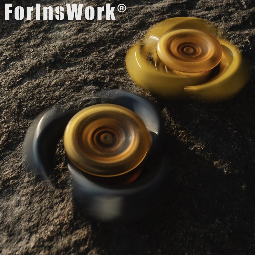 ZacLab Fresh Bananas CERAKOTE Design Metal Fidget Spinner Portable EDC Fidget Toy Stress Relief
