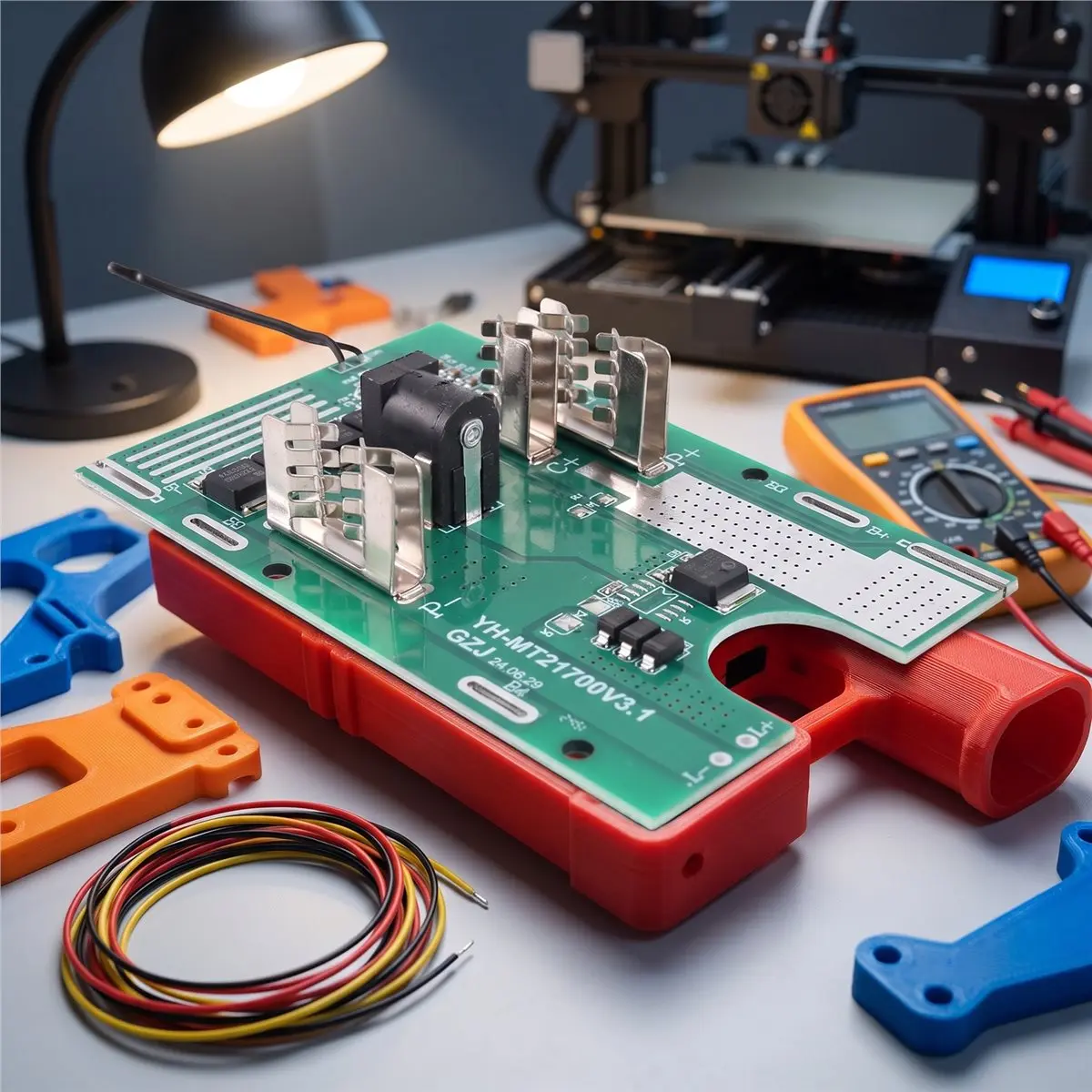 ABQX 1PCS Li- Battery PCB Balance Charge Protection Circuit Board for 18V for Zhipu Hongsong Jingmi