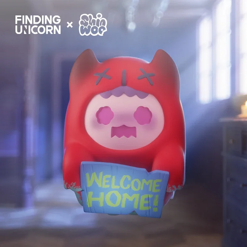 

Значение единорога ShinWoo Ghost Bear House серии слепая коробка игрушки Mystery Box Mistery Caixa экшн-фигурка модель подарок на день рождения