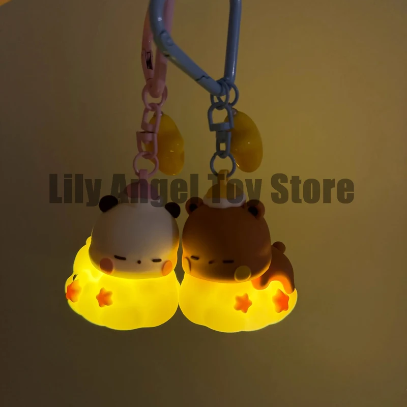 In Stock Genuine Yier And Bubu Nightlight Keychain Trendy Doll Ornament Decoration Toy Birtdhay Peripheral Gift