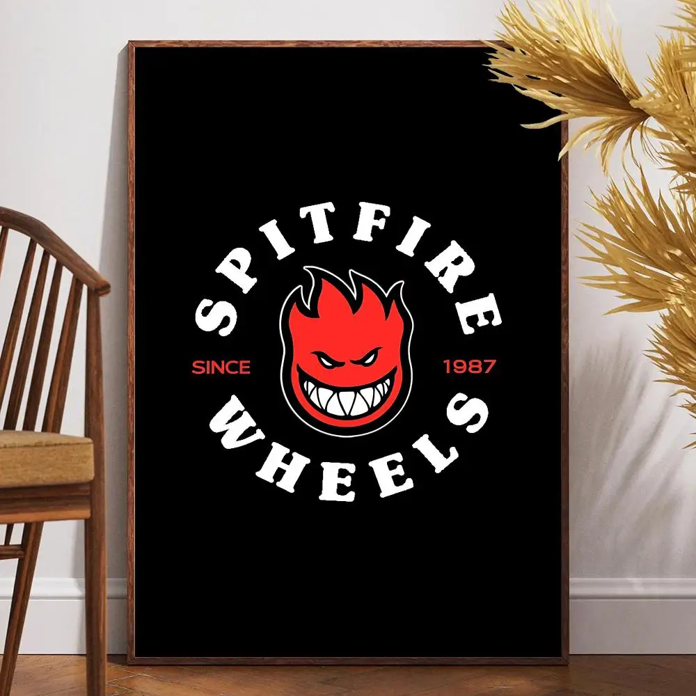 Fashion S-Spitfire Poster Nordic style room wall decoration self-adhesive HD waterproof AFE bar