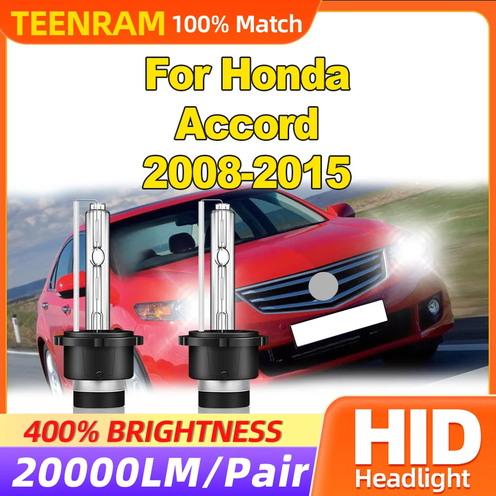 

20000LM HID Xenon Lamp Bulb 35W LED Headlight 6000K 12V Auto Lights For Honda Accord 2008 2009 2010 2011 2012 2013 2014 2015