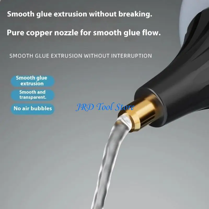 A2UD Advanced Glues Guns For Craftsmen Adjustable Nozzle for Home Office Repair Projects Use Compactly Body Control