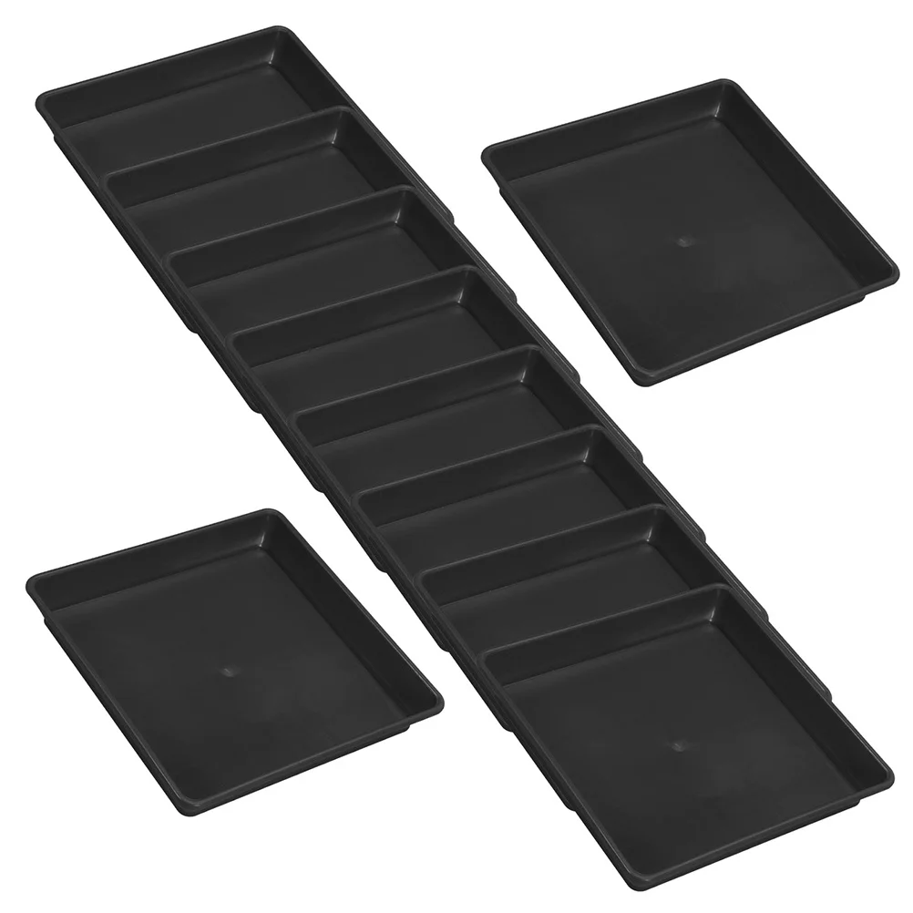 

10Pcs Plant Saucer Plastic Flower Pot Tray Waterproof Soil Catcher for Indoor Outdoor Gardening Plant Saucer Plants Water Plate