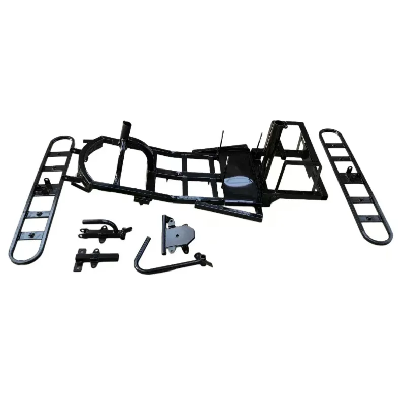 Electric dust cart Iron cart shelf Front and rear mop bracket Dust accessories Electric motorcycle tricycle