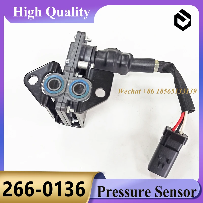 266-0136 2660136 Pressure Sensor With Shelf for Caterpillar CAT for 312D 313D 319D 320D Excavator Parts