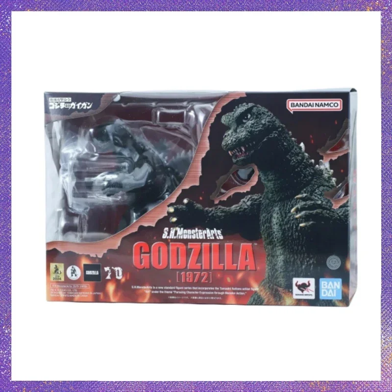 En Stock Bandai modelo Ultraman SHM Godzilla 1972 figuras de Anime juguetes coleccionables regalo genuino nuevo y sin abrir BB