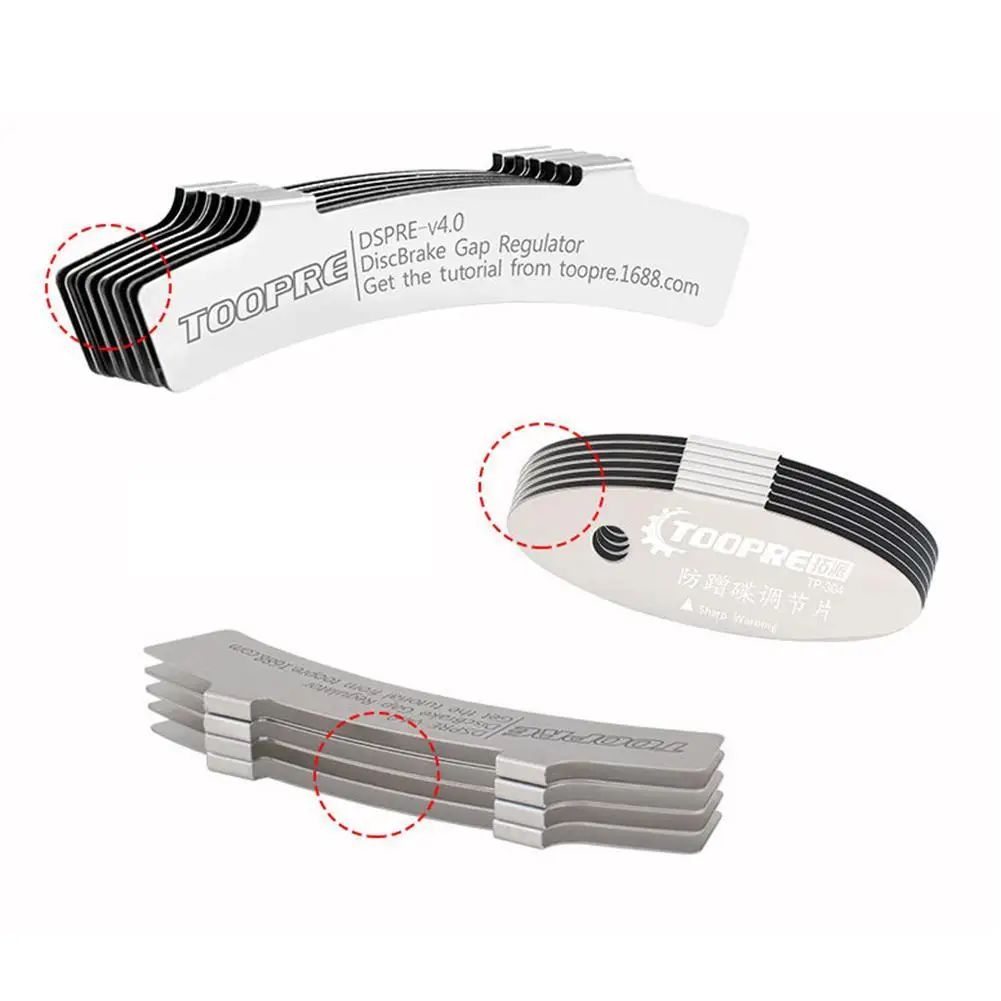Mtb Disc Brake Pads Adjusting Tool Bicycle Pads Mounting Brake Kit Repair Assistant Tools Bike Rotor Alignment Spacer Pads M1o3