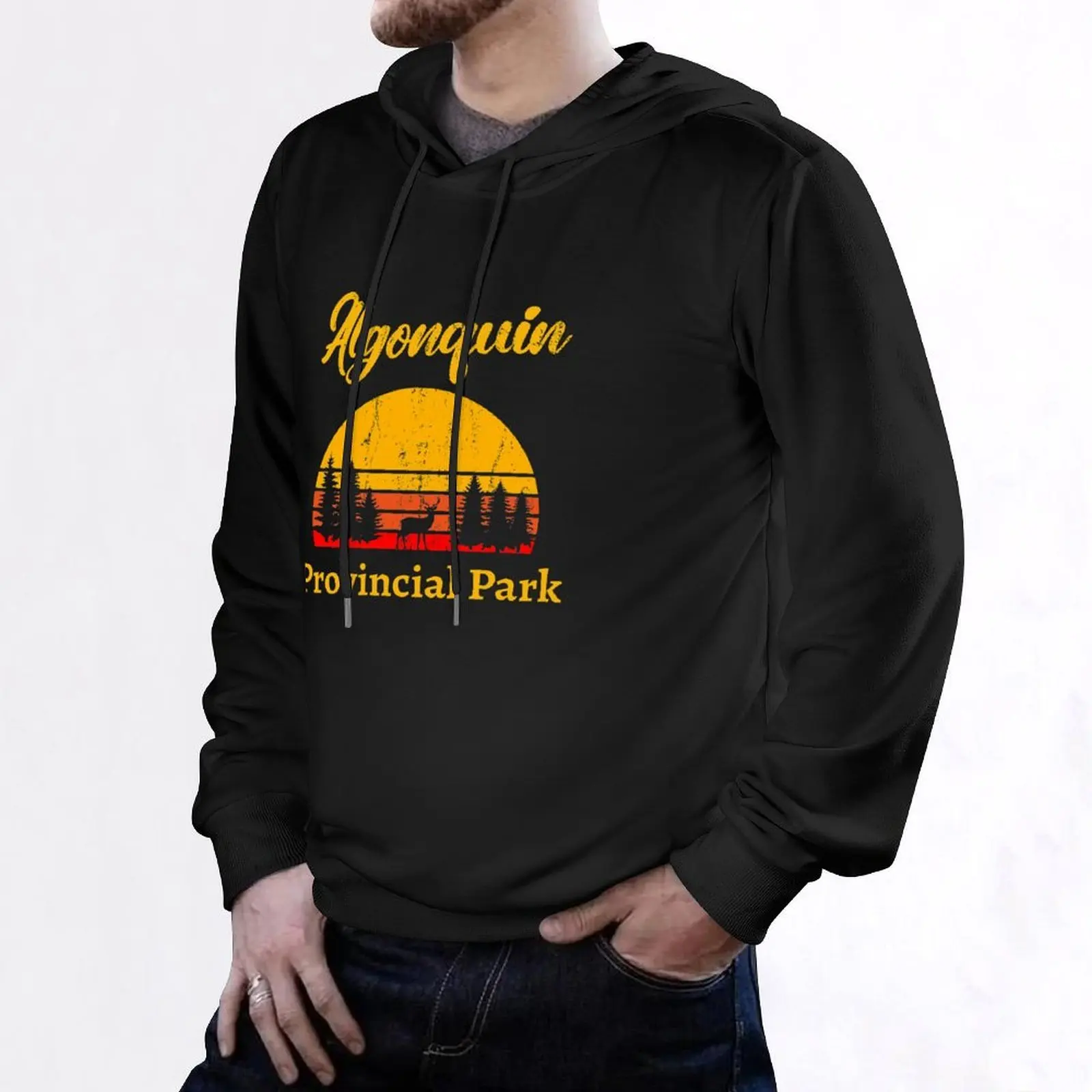 Algonquin Park Adventure in Ontario Canada Hoodie men's autumn clothes korean clothes men's winter sweater blouse hoodie for men