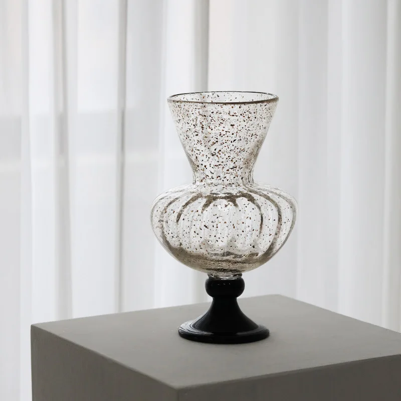 Vase Light Luxury Senior-level Hotel Model Room Middle Living Room Tabletop Flower Arrangement Decorative Vase Ornaments
