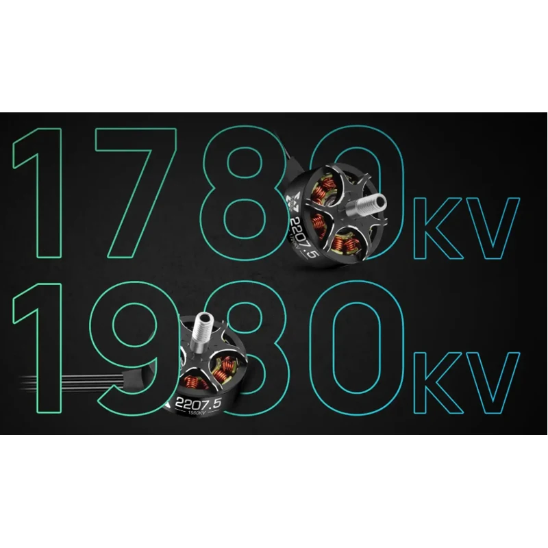 Hobbywing XRotor 2207.5 1780KV 1980KV 4~6S Lipo Brushless Motor 5mm Shaft Suitable 5inch Flower Fly Traversing Drone