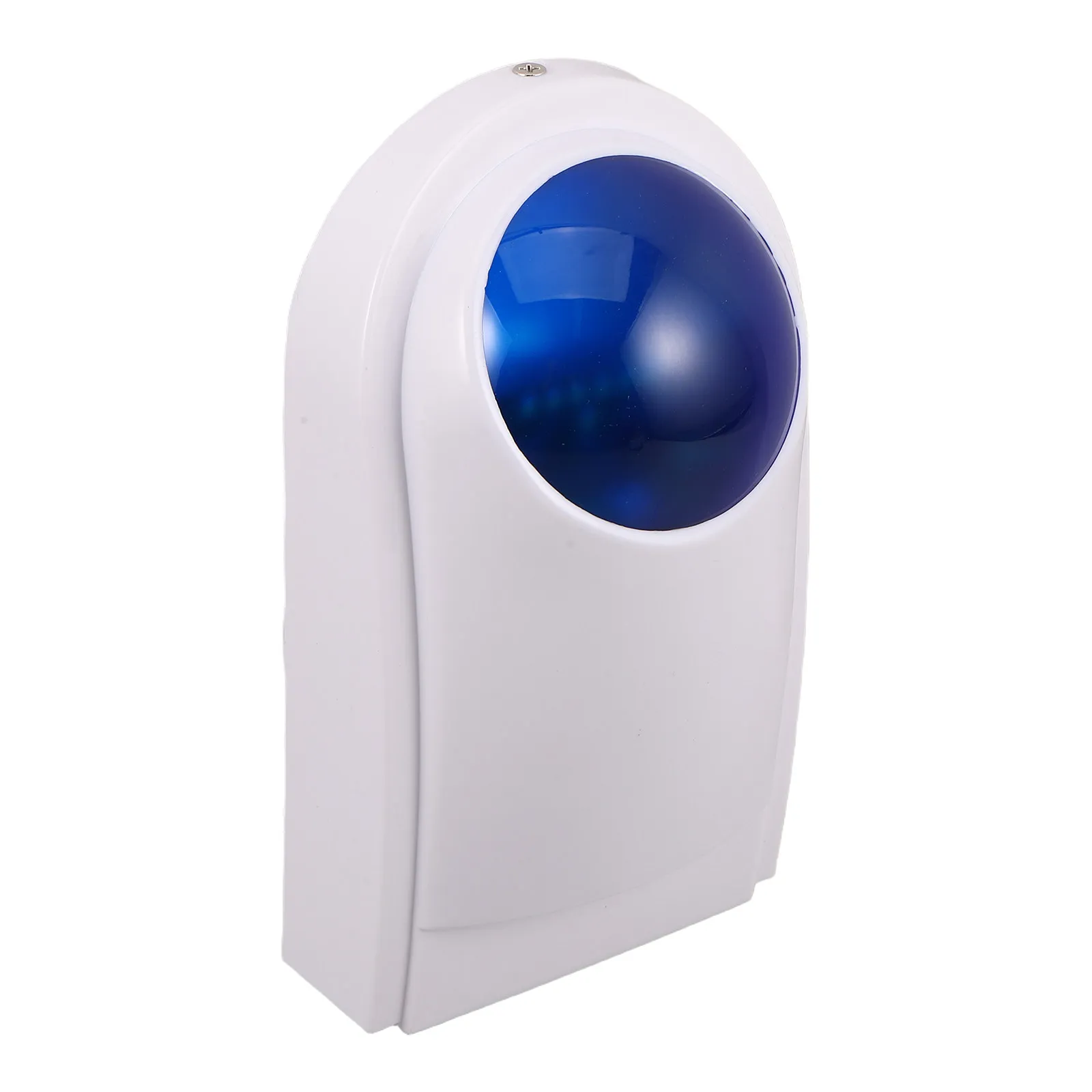 Waterproof Audible and Visual Alarm Siren Horn with Flashing Strobe Light Adjustable Volume for Home Factory Warehouse Security