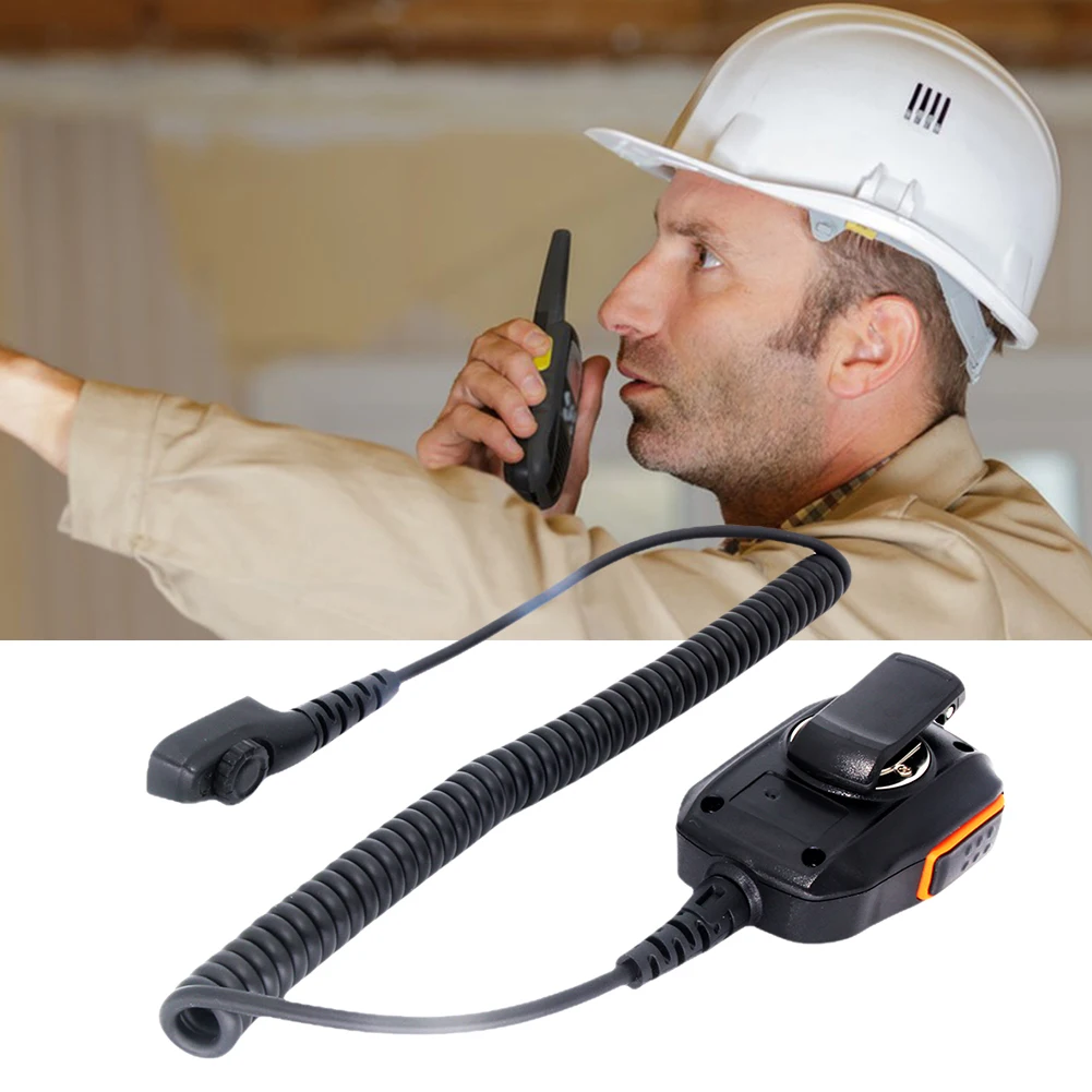 PTT Handheld Mic Microphone Waterproof Speaker Clear Sound For Hytera HYT PD702 PD700 PD700G Walkie Talkie 3.5mm Audio Jack