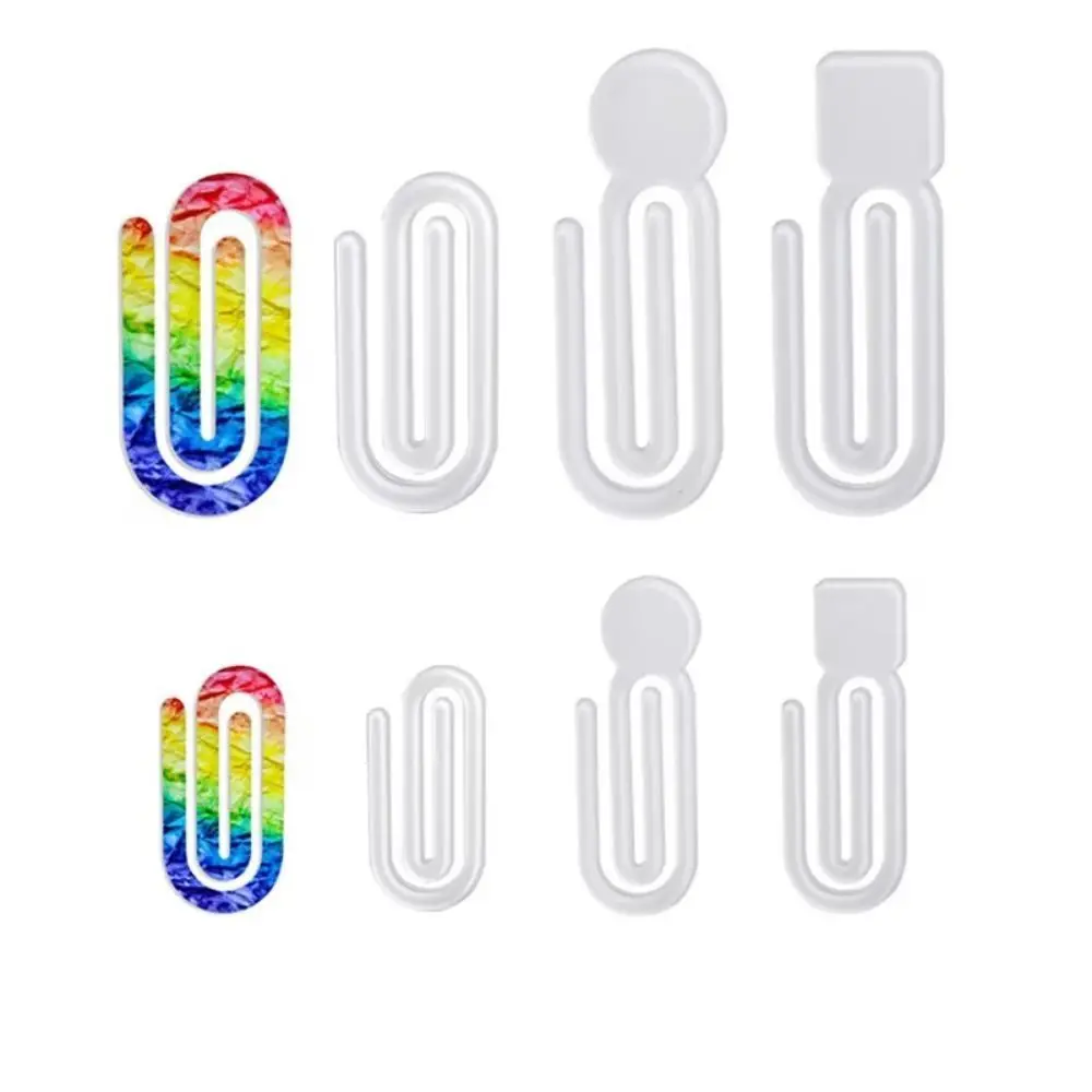 

10Pcs Acrylic DIY Bookmarks Transparent Ornaments Acrylic Paper Clips Sublimation Blanks Clear Unfinished Bookmarkers