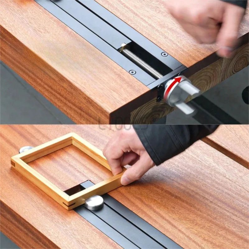 Woodworking Table Tail Vise Manual Adjustable Limiter Durable Carpenter Tool Cutting Wooden Boards Assist In Positioning Board