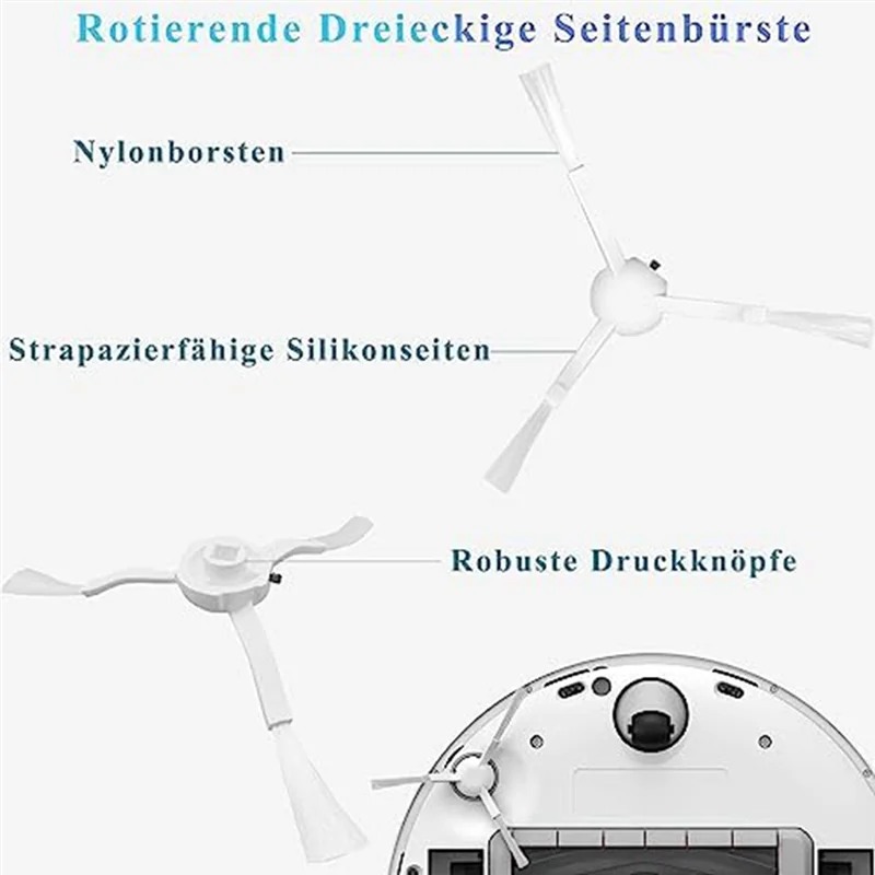 A20M Hauptbürsten, HEPA-Filter, Staubbeutel Ersatz Ersatzteile für Dreame L10 Ultra /L10S Ultra Roboterstaubsauger