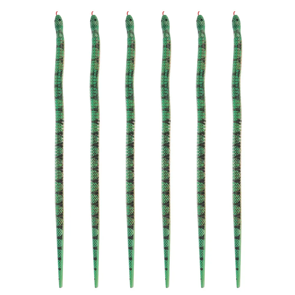 6 Pcs Flexible Snake Model Jointed Decoration Birthday Toy Party Favor Toys Crafts