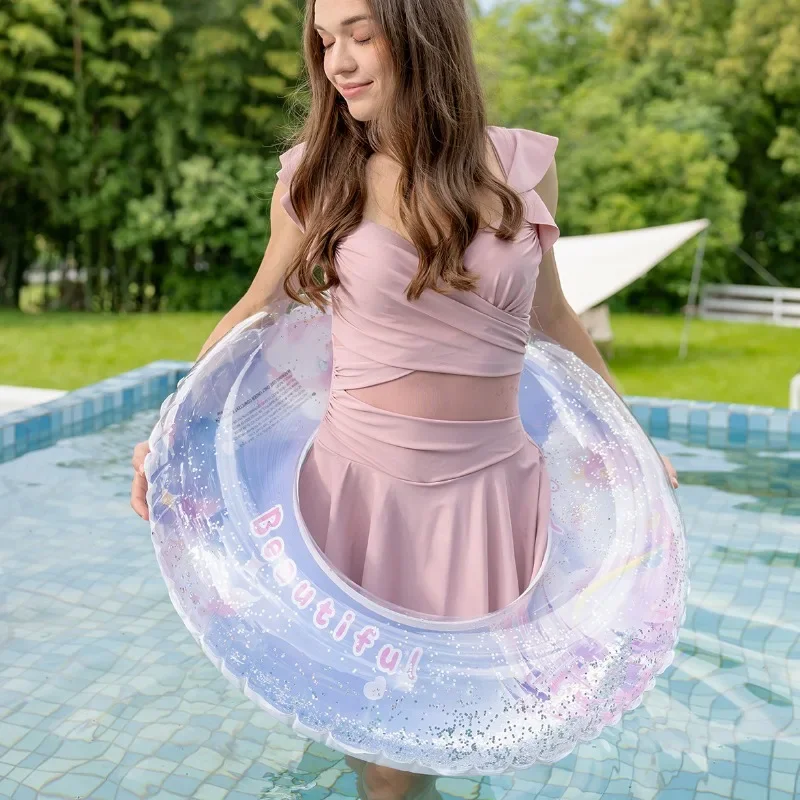 꿈꾸는 성 풍선 장난감 여름 풀 수영 반지 PVC 두꺼운 부동 물 장난감 어린이 성인을위한 야외 풍선 장난감