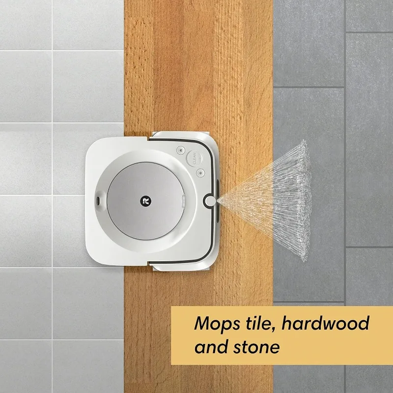 M6 (6110) Ultimate Robot Mop- Wi-Fi Connected, Precision Jet Spray, Smart Mapping