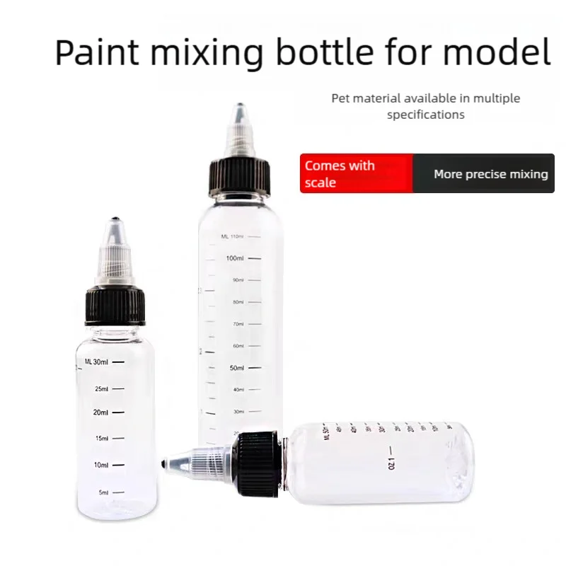 

Empty Painting Bottles for Model Wash-Free Airbrush Set Easy to Spray Models Painting for Modeler Hobby DlY Tool Sets