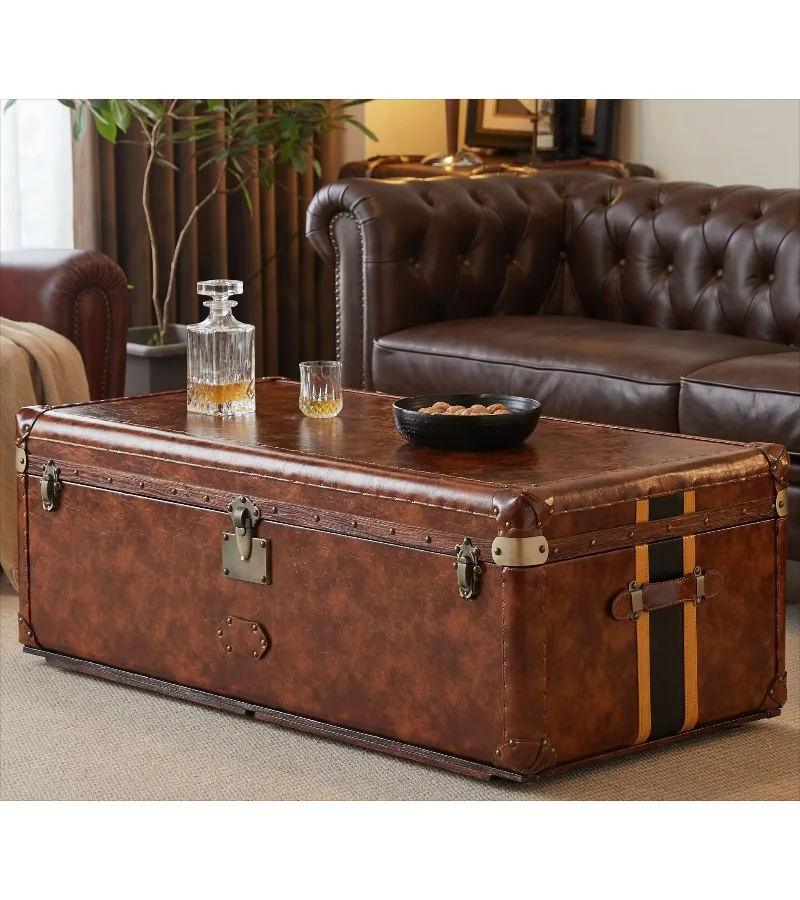 

American living room, studio, cigar bar, tea table, storage coffee table