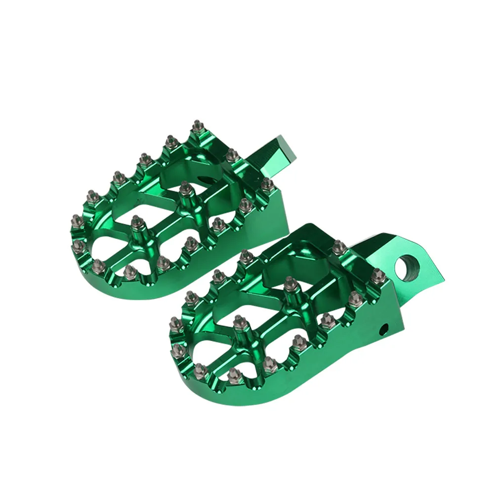 For KAWASAKI KDX200 KDX220 KDX250 KX125 KX250 KX500 KDX 220 250 KX 125 Dirt Bike Motorcycle Foot Pegs Footpeg Pedals FootRest