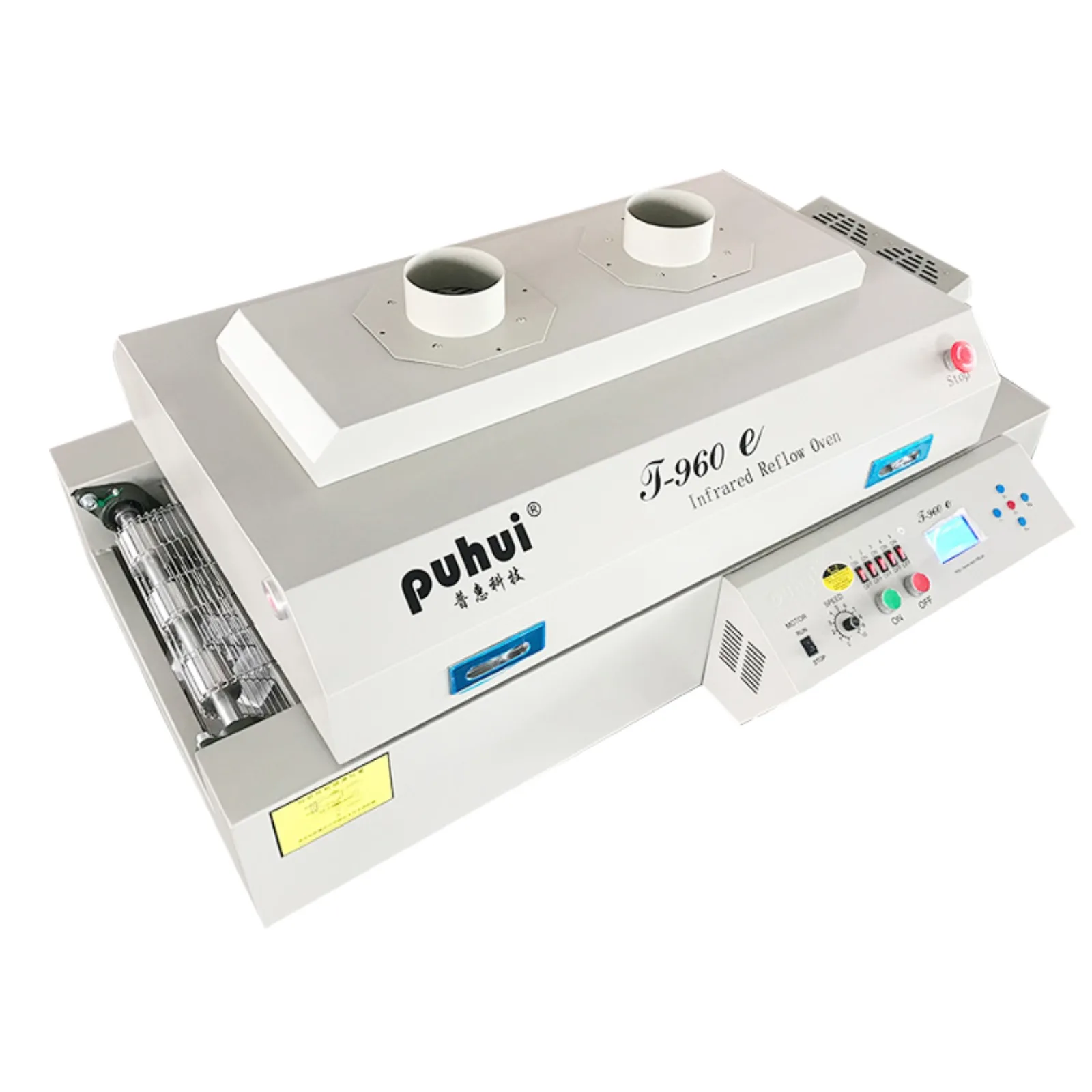 T-960E Programmable Curves Automated Conveyor Oven For Reliable Electronics Soldering For Reflow Soldering